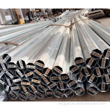 7.5M Hot Dip Galvanized Octagon သံမဏိတိုင်